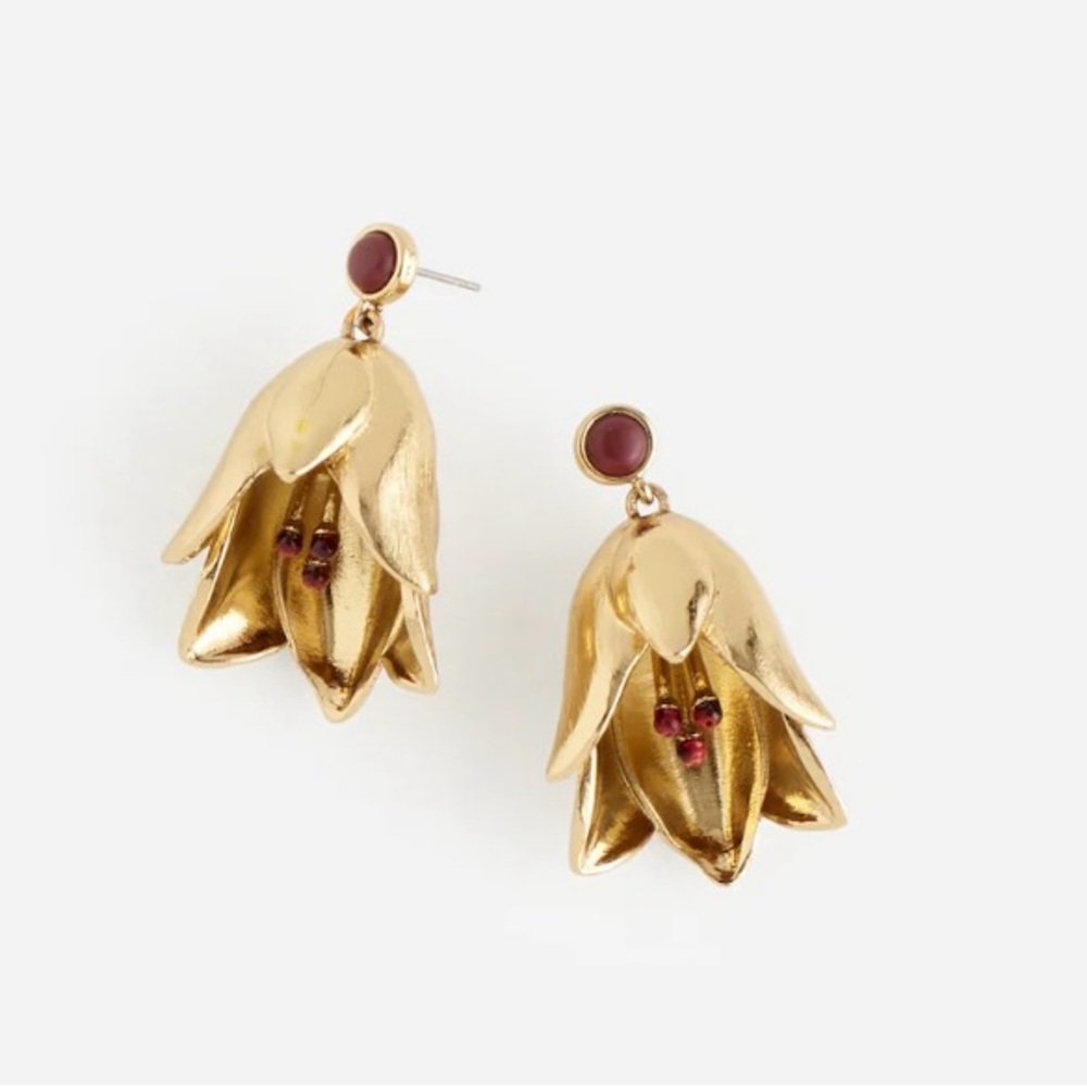 Madewell Semiprecious Lily Statement Earrings